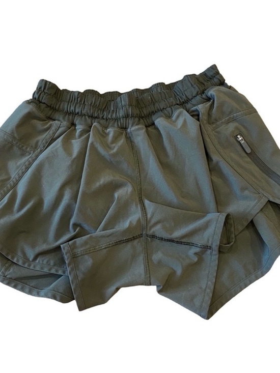 lululemon athletica Pants - Lululemon Tracker Shorts 4” Olive Green Size 6